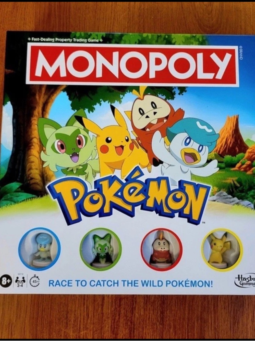 Hasbro Monopoly Pokémon Board Game - Blue, Green, Yellow